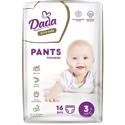 Трусики-подгузники Dada Elite Care 3 Midi (6-11 кг), 16 шт.