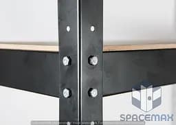 Стелаж металевий 180×90×40 оцинкований пофарбований самозбірний SPACEMAX - мініатюра 3