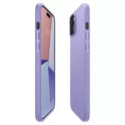 Чохол Spigen Thin Fit Iris Purple для iPhone 15 (ACS06780) - мініатюра 4