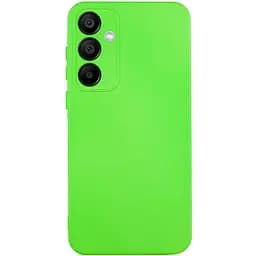 Чохол TPU GETMAN Liquid Silk Full Camera для Samsung Galaxy S23 FE Салатовий / Neon Green