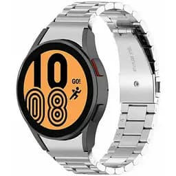 Ремешок для Samsung Galaxy Watch 5 + коннектор (2шт) - серебристый размер L нержавеющая сталь ширина крепления 20мм Watchbands Stainless Premium (WB00S4MPREMIUM25CN)