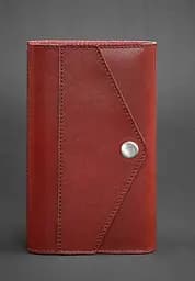 Кожаный блокнот (Софт-бук) 2.0 красный