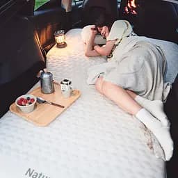Автомобільний матрац cамонадувний Naturehike (CNK2450WS010) 6.5см - світлий хакі - мініатюра 6