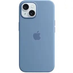 Чохол Epik SilIcone Case with MagSafe and Animation [Colorless] для iPhone 15 Winter Blue