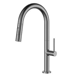 Смеситель для кухни с выдвижным изливом Volle Bravo C pistola gris 1500.110306 Графит