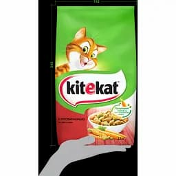 Сухий корм для котів Kitekat, яловичина з овочами, 1,8 кг - мініатюра 7