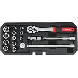 Набір інструментів Wurth Red Stripe з тріскачкою 1/4IN 17 шт. (5763114017)