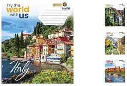 Зошити учнівські 24 аркуша клітинка. 1В World with us, 20 шт. в упаковці