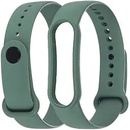 Ремінець силіконовий Anchor Xiaomi Mi Band 5/6 Сіро-зелений