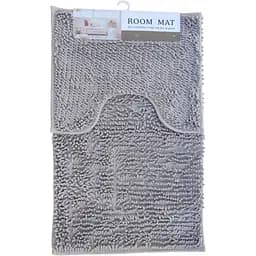 Набор ковриков для ванной Vezzer 60х90 и 50х40 см светло-серый (VZ2038Grey)