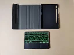 Чохол для планшета Samsung Galaxy Tab S7 S8 S9 S9FE 11' із клавіатурою touch з підсвічуванням - мініатюра 2