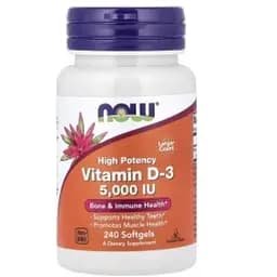 Витамин D-3 10000 МО в мягких капсулах №240 Now Foods Vitamin D-3