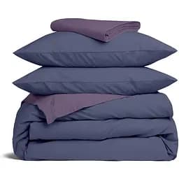 Комплект постільної білизни Cosas Midnight aurora Двоспальний лаванда (Duo_87x87RfrDarkBlue_El160-95RfrAurora_180)