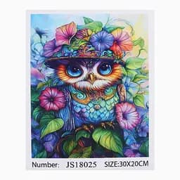 Алмазна мозаїка "Сова" 18025 TK Group, 20х30 см, в коробці (6900066394959)