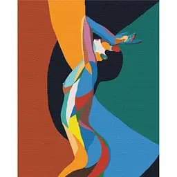 Картина по номерам на підрамнику Brushme Веселковий нюд