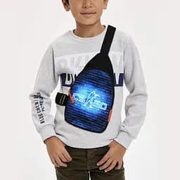 Сумка через плече дитяча CS GO/ Counter-Strike 29х17 см сумка слінг для хлопчика (01933)