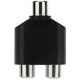 Перехідник GRAND 1 гніздо RCA 2 гнізда RCA розетка розетка