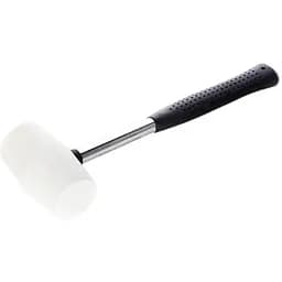 Киянка гумова біла Сила з металевою рукояткою 680 гр