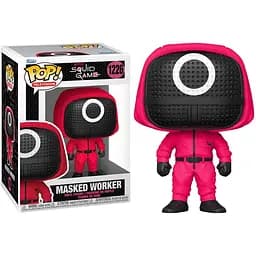 Фигурка Фанко Поп Игра в Кальмара Рабочий в маске Funko Pop Squid Game Masked Worker 10 см TV SG MW 1226