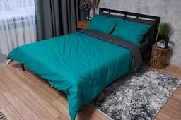 Комплект постільної білизни Moon&Star Бязь Gold Люкс Gray Green Дитячий 110x140 см наволочки 2x40x60 см