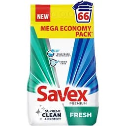 Пральний порошок Savex Fresh автомат Premium зелений 10 кг