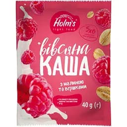 Каша овсяная Holm's light food с малиной и сливками 40 г
