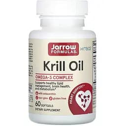 Масло криля Jarrow Formulas Krill Oil 1200 мг 60 капсул (JRW-16027)