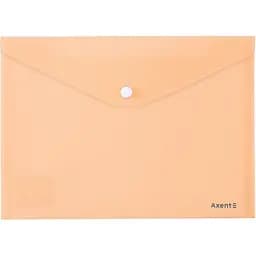 Набор папок A5 Axent Pastelini на кнопке 12 шт. персиковые (1522-42-A)