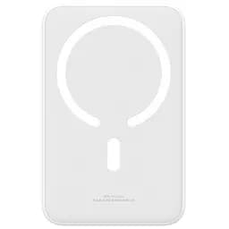 Портативний ЗП Power Bank Baseus EnerFill FM41 Mini Magnetic PD20W з БЗП 20000mAh (E0027U) Moon White - мініатюра 2