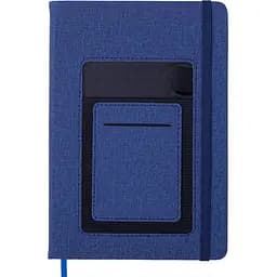 Блокнот деловой Buromax Comfort А5 96 л. в клеточку обложка искусственная кожа синий (BM.295109-02)