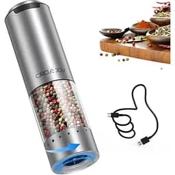 Подрібнювач солі та перцю Circle Joy Nova Electric Grinder Silver (CJ-EG12) [162475] - мініатюра 4