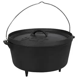 Казан з кришкою Bo-Camp Dutch Oven Cast Iron Black 31 см 7.1 л (DAS303291)