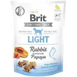 Brit Care Dog Functional Snacк Liгht Rabbit 150 г Ласощі з кроликом і папаєю для собак