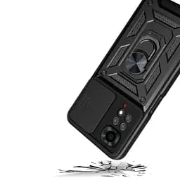 Панель BeCover Military для Xiaomi Redmi Note 11 Pro / 12 Pro 4G Black (707421) - мініатюра 4