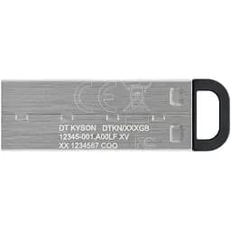 USB флеш-накопичувач Kingston DataTraveler Kyson 128GB USB-A 3.2 Gen 1 Silver/Black (DTKN/128GB) [52238] - мініатюра 4