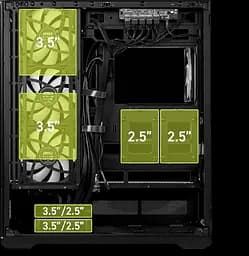 Корпус MSI MAG Pano 110R PZ ARGB Black - мініатюра 5