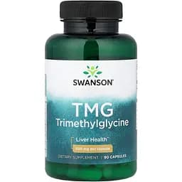 Триметилгліцин Swanson TMG Trimethylglycine 500 мг 90 капсул