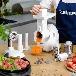 М`ясорубка ZELMER ZMM4055B шинковка, томатопрес - мініатюра 5
