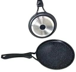 Сковорода для блинов A-Plus 1484 Pizza pan мельничная с гранитным покрытием 20 см.