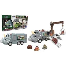 Парковка SJ 691 B-1 з інерційним механізмом, підйомним краном, 3 машинками, 10 мелодіями