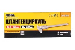 Штангенциркуль механічний Mastertool 150 мм ціна поділу 0.02 мм - мініатюра 4