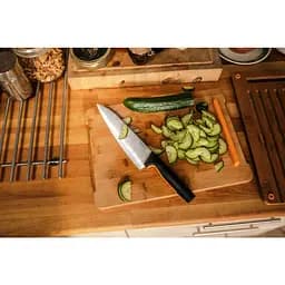 Ніж кухонний Fiskars Functional Form кухарський великий 19.9 см, нержавіюча сталь, пластик, чорний kuh0014597 - мініатюра 3