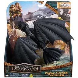 Інтерактивний дракон Dragons Як приборкати дракона Беззубик зі звуковими ефектами 30 см чорний (SM66662/9580) - мініатюра 7