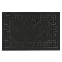 Килимок придверний Eco Fabric Смужки без кромки чорний 40 х 60 см (4060-011) - мініатюра 3