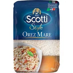 Рис середньозернистий Riso Scotti Orez Mare 1 кг