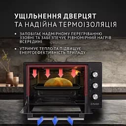 Електрична піч Perfelli CLASSIC 37 BLACK - мініатюра 3