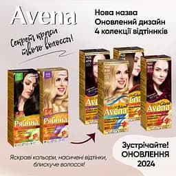 Cтійка крем-фарба для волосся Avena Rich Color Чорний 053  - мініатюра 9