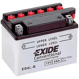 Акумулятор Мото Exide Conventional EB4L-B 4Ah Ев (-/+) 50EN 120x70x92 мм
