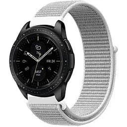 Ремінець BeWatch нейлоновий липучка 22 мм для Samsung Gear S3 Білий (1021301)