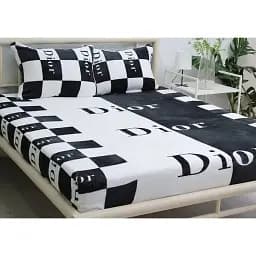 Простыня на резинке с наволочками TAG Tekstil 160х200х20 см 000267585